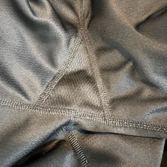 Adidas Skirt Skort Golf Under Shorts Womens M/L Solid Black Pull On Stretch - Picture 9 of 9